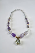 Collier Améthyste & Lave