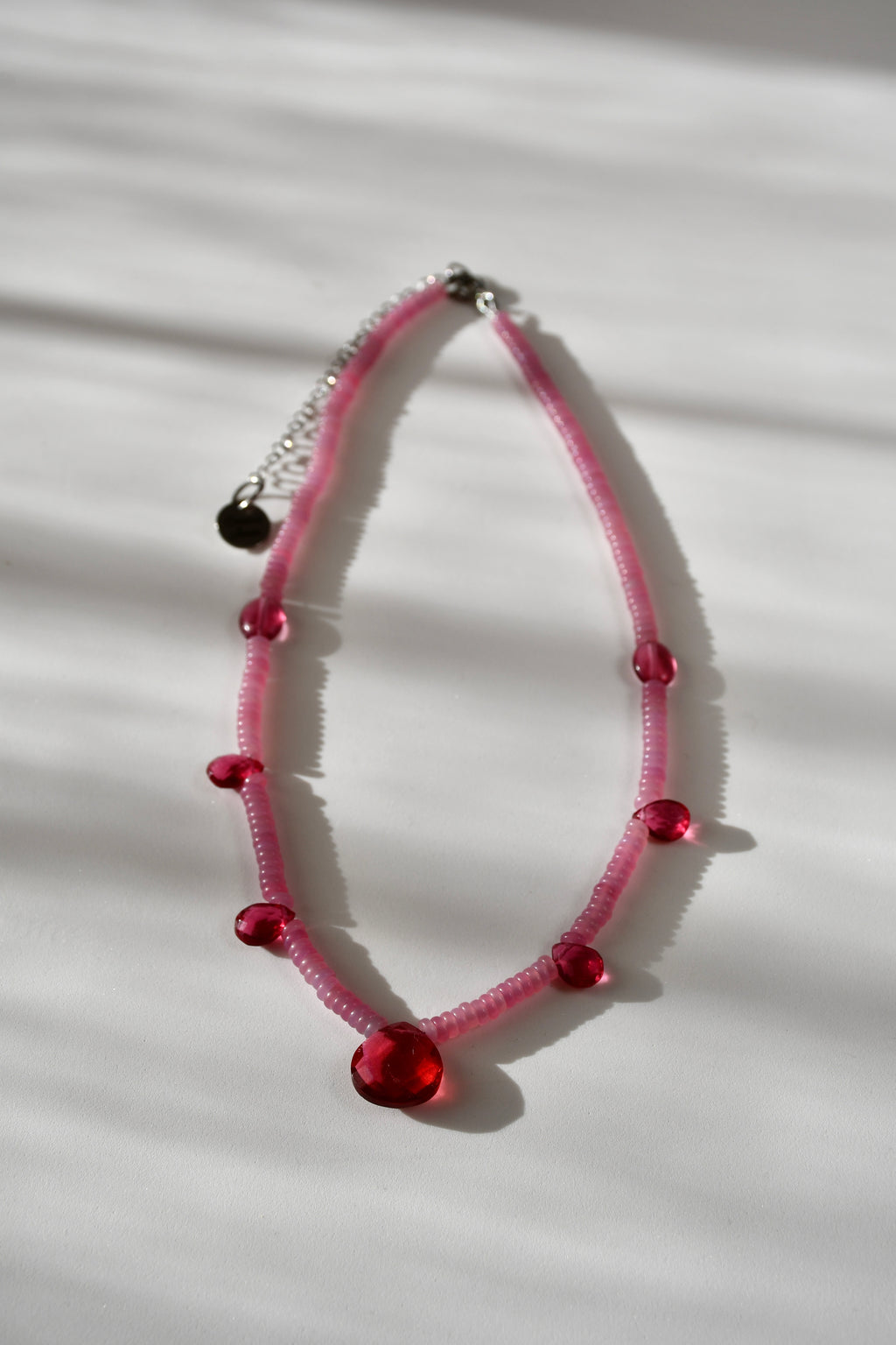 Collier Jade & Quartz