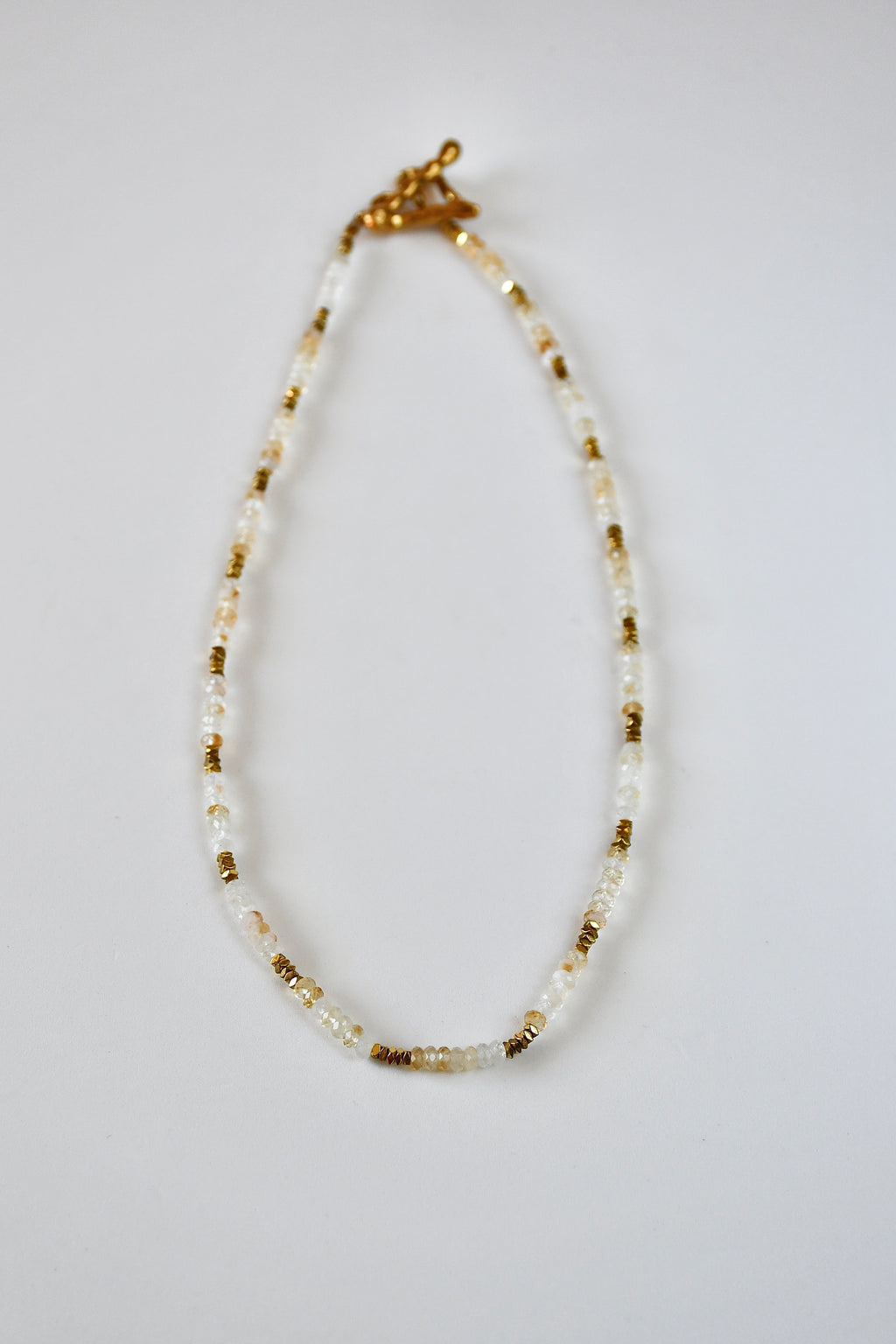 Collier fin Citrine — lumière et joie intérieure