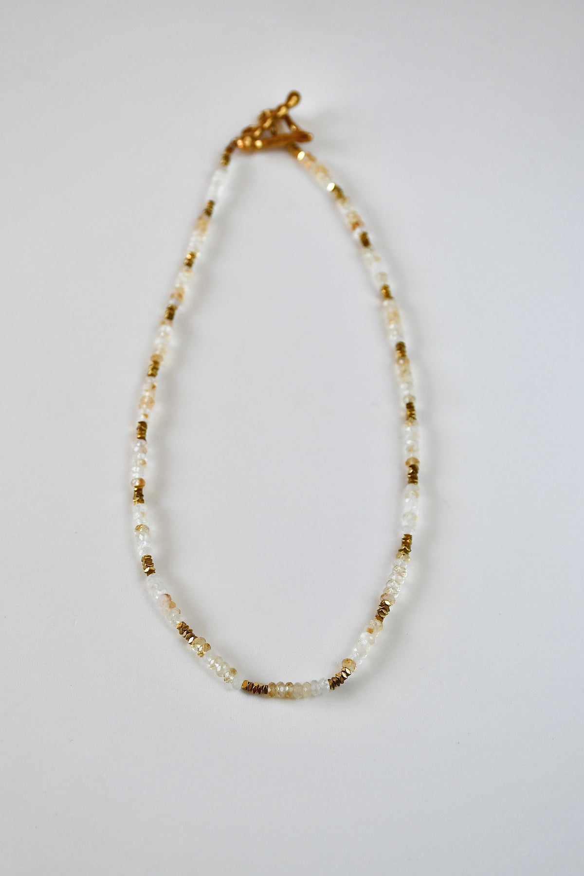 Collier fin Citrine — lumière et joie intérieure