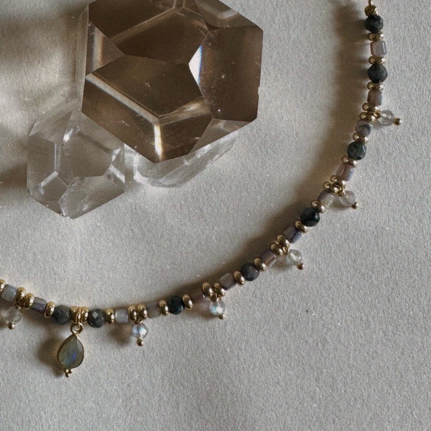 Collier bohème Labradorite