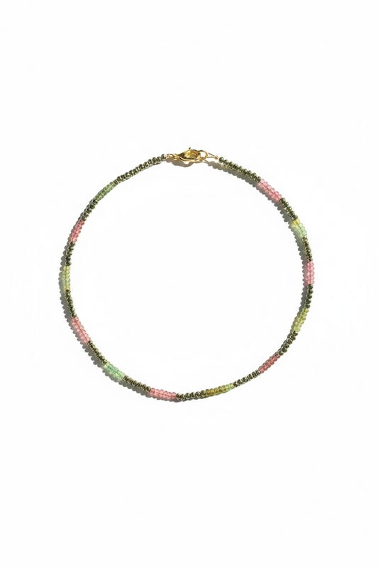 Collier Tourmaline melon d’eau