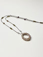 Collier Cristal, Rubis, Grenat, Pyrite