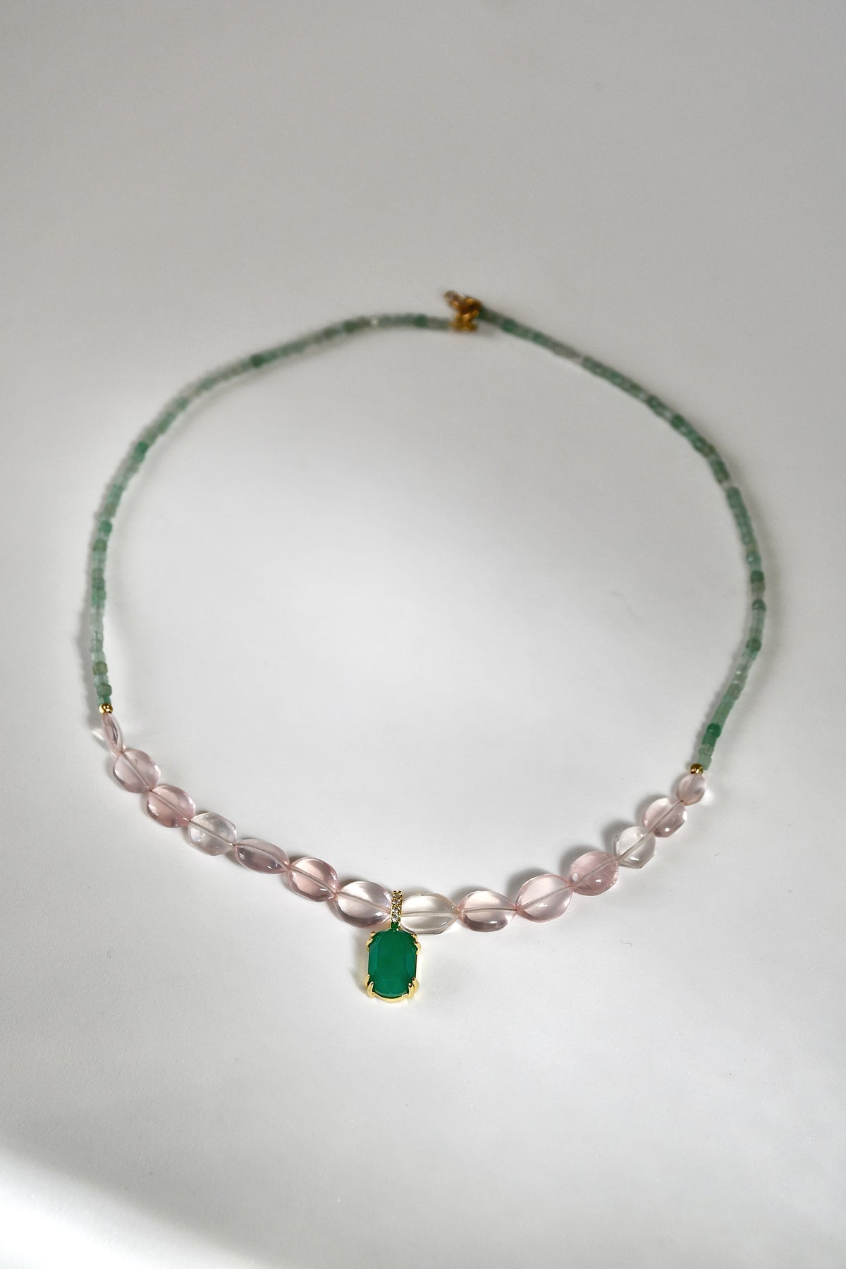 Collier MultiQuartz & Onyx — La sagesse du cœur