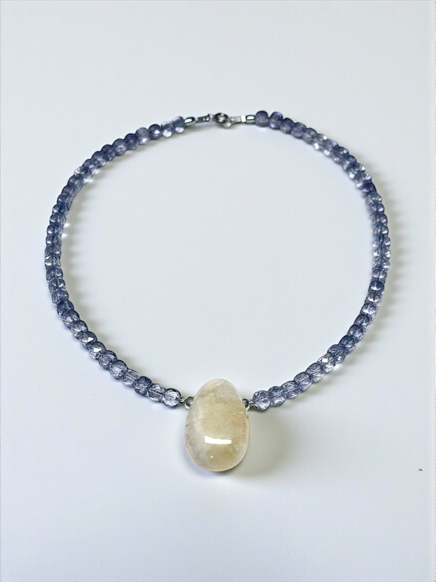 Collier Topaze & Citrine — Clarté, Vitalité et Équilibre