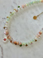 Collier Charms Jade & Cristal de roche — La clarté au cœur du vivant