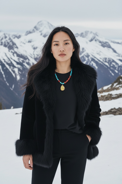 Collier Turquoise & Cornaline
