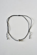 Collier perle de Tahiti sur soie