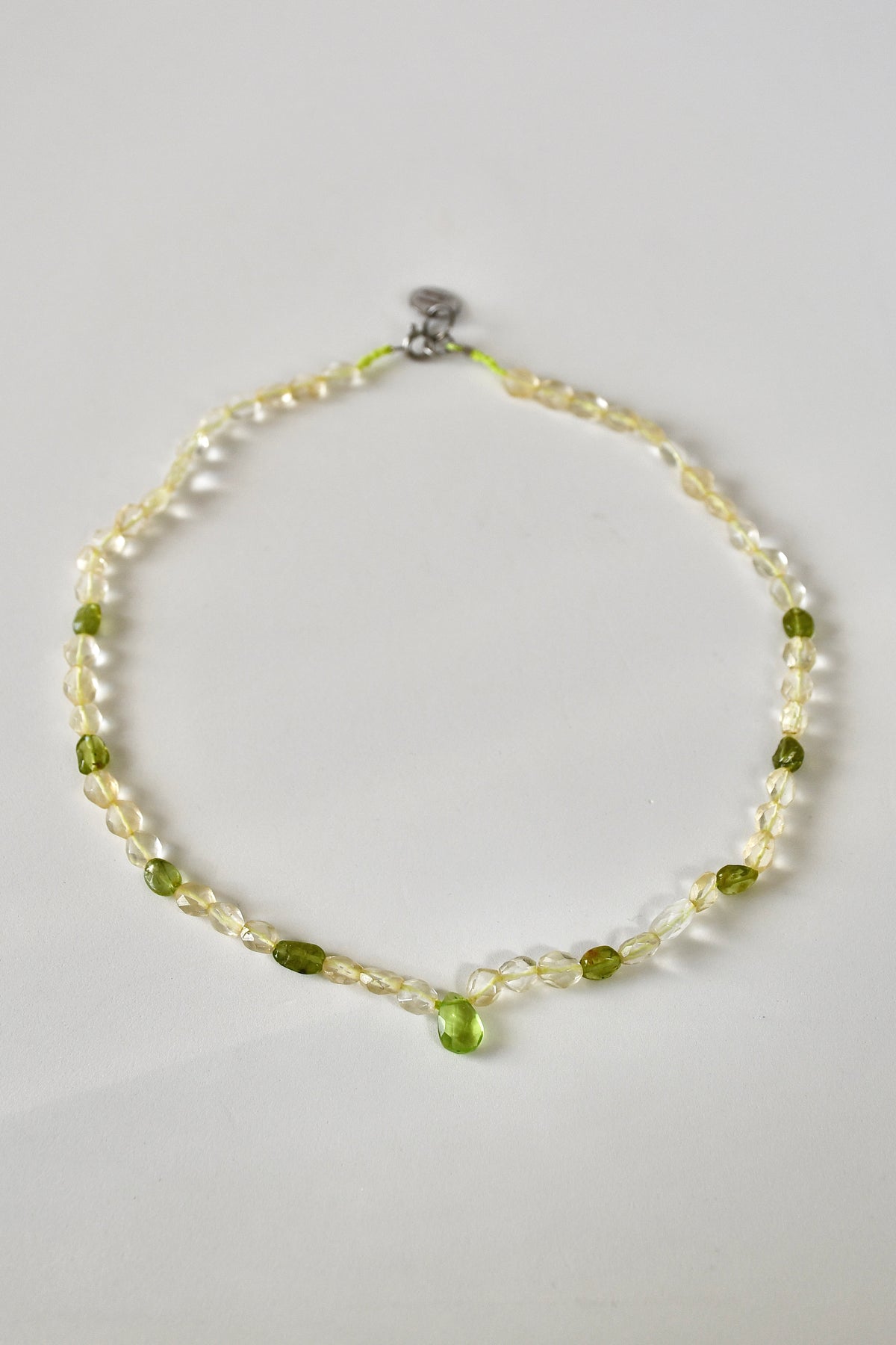 Collier Citrine & Péridot