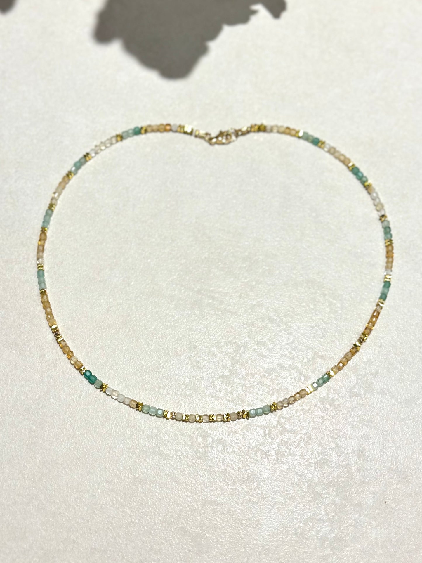 Collier Citrine & Quartz