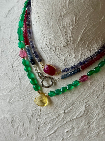 Collier Onyx & Agate – Ancrage et Harmonie