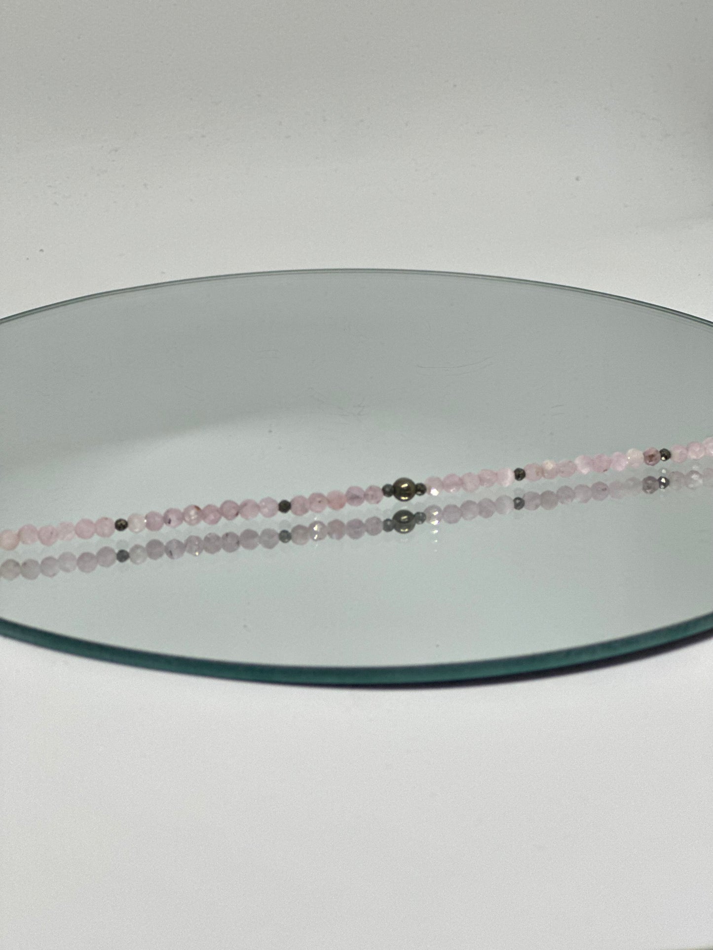 Colliers de pierres naturelles, Pierre de lune, Labradorite & Kunzite