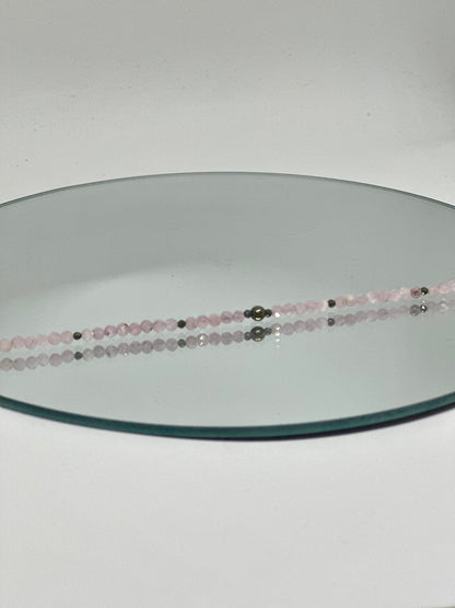 Colliers de pierres naturelles, Pierre de lune, Labradorite & Kunzite