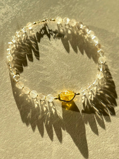 Collier Cristal de quartz