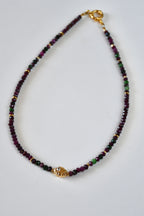 Collier Rubis — Force, Passion & Présence