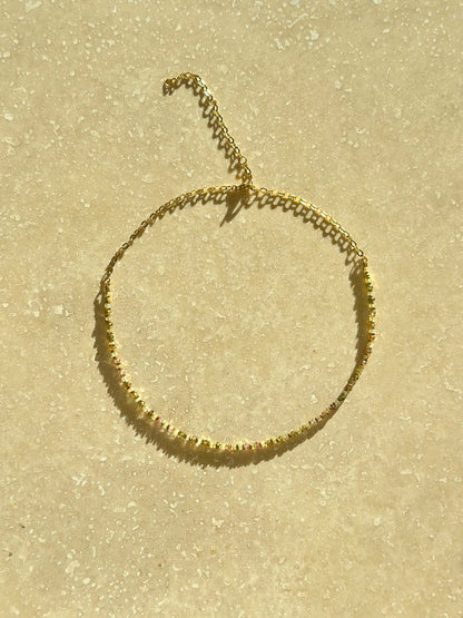 Collier Opale & Tourmaline