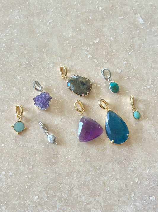 Pendentifs pierres naturelles