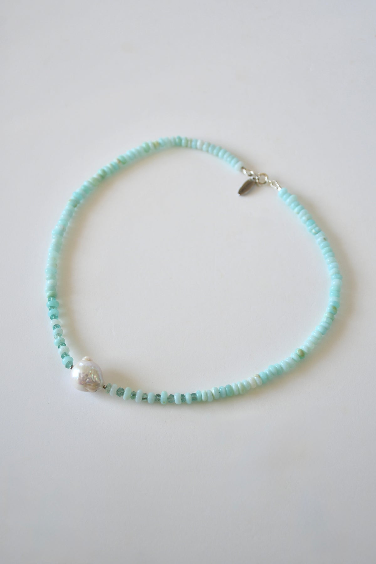 Perle baroque, Opale & Apatite