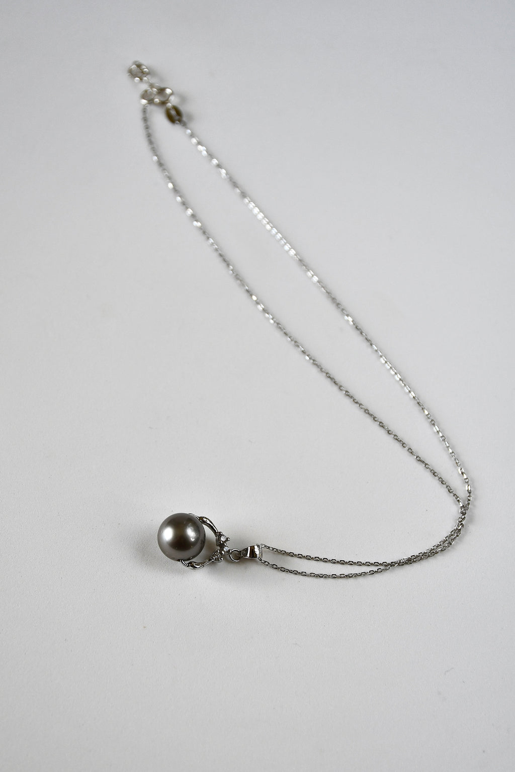 Collier Perle de Tahiti sur chaine Argent 925