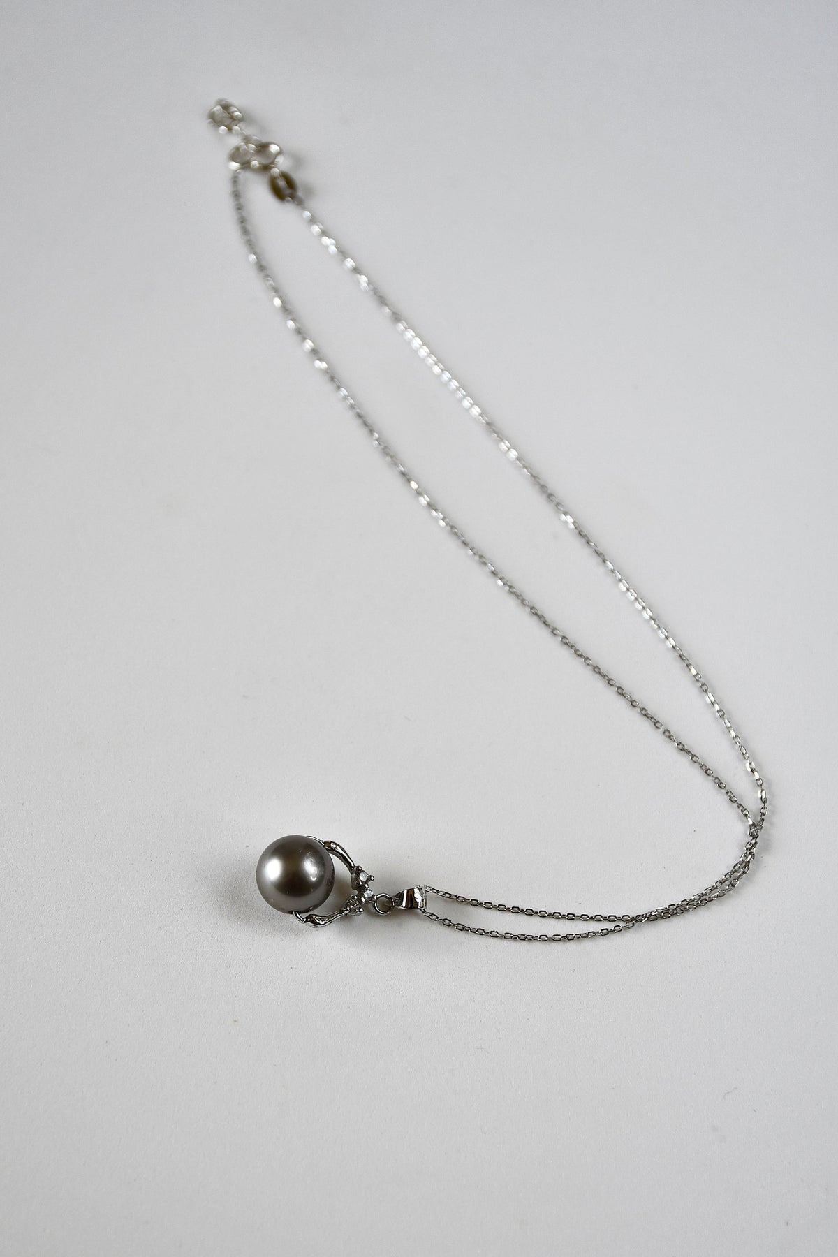 Collier Perle de Tahiti sur chaine Argent 925