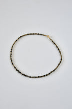 Colliers fins de pierres naturelles, Turquoise, Obsidienne, Aigue-Marine, Howlite, Goldstone