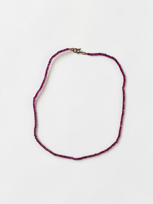 Collier Rubis — Le feu du cœur