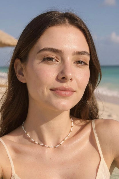 Collier Opale et Hématite - Ancrage lumineux