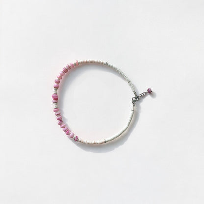 Collier inspiration Barbie en coquillage