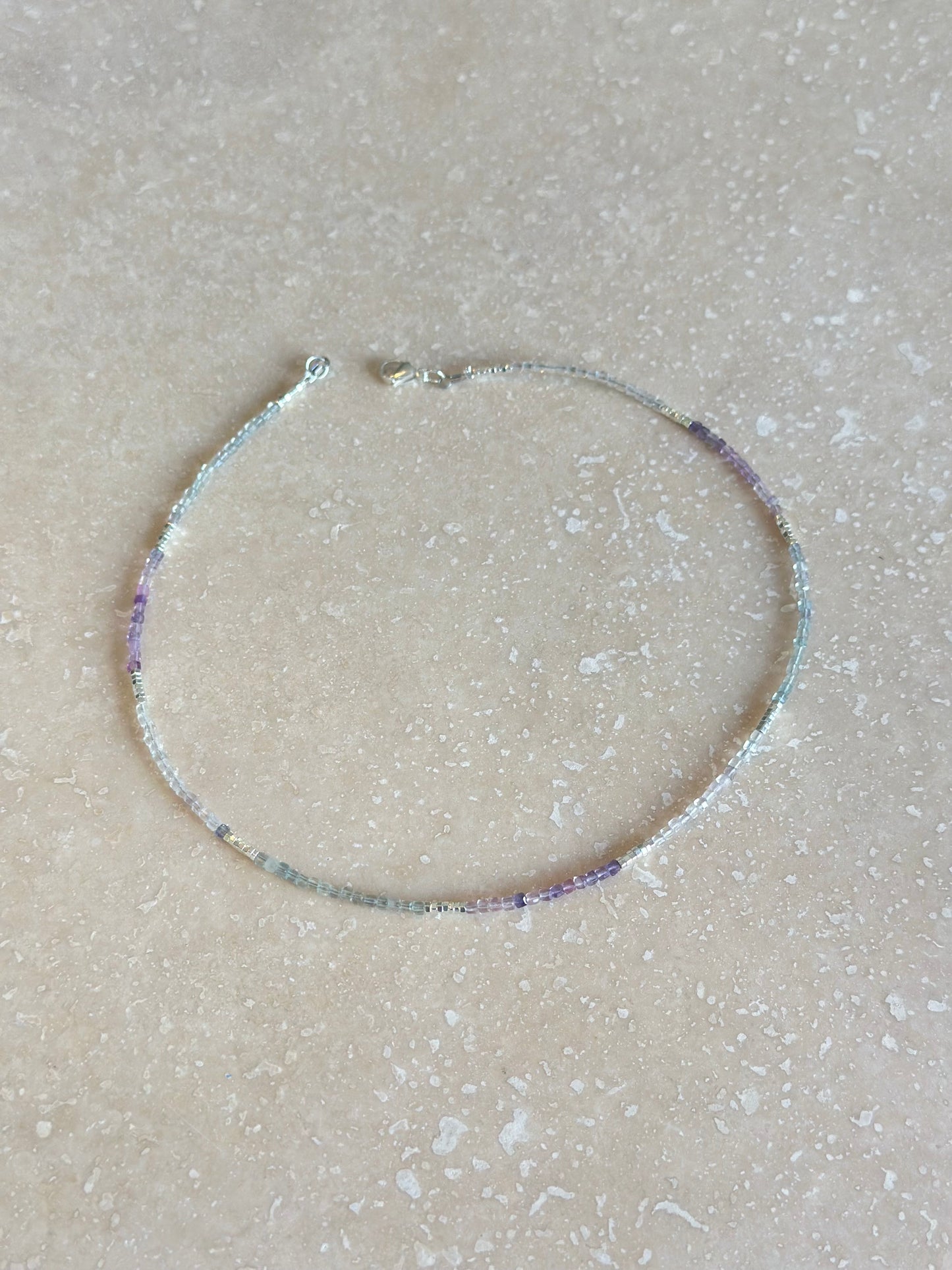 Collier Fluorite — Clarté intérieur