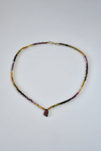 Collier Tourmaline melon d’eau