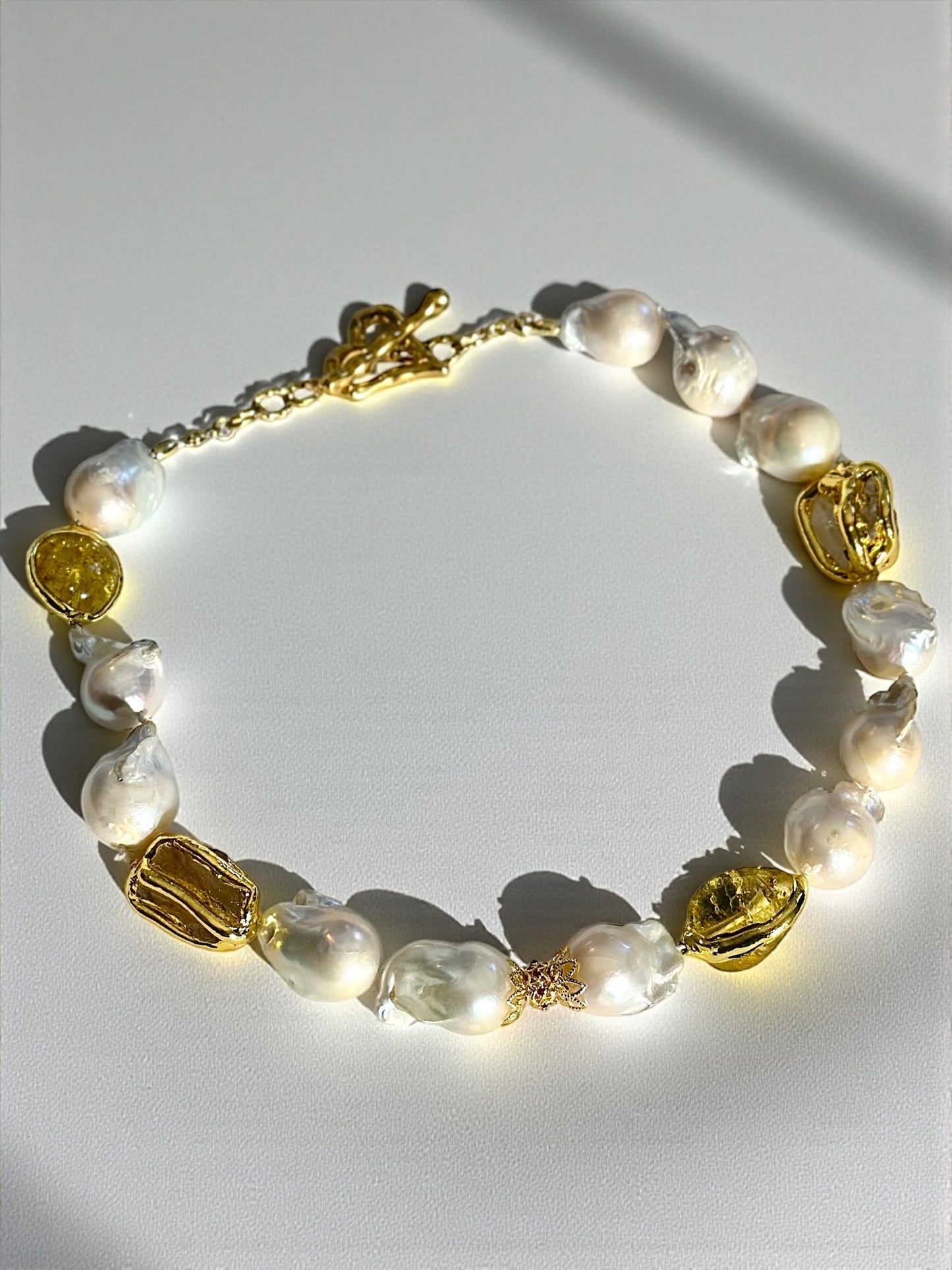 Collier perles d’eau douce — Baroque