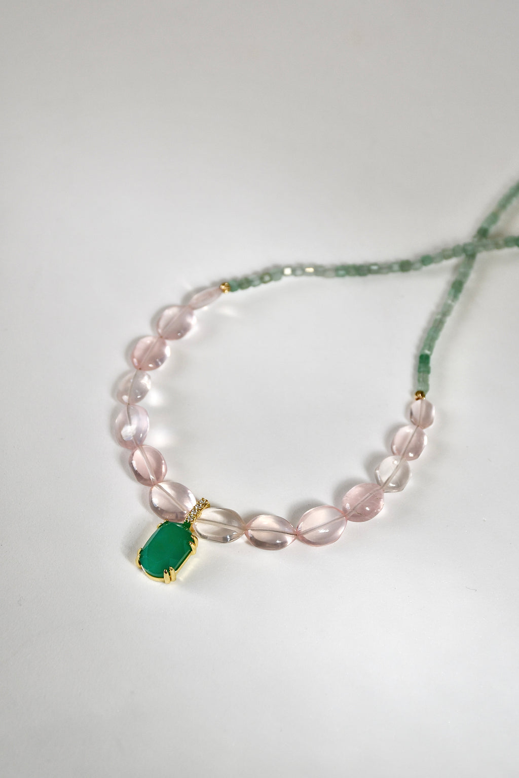 Collier MultiQuartz & Onyx — La sagesse du cœur