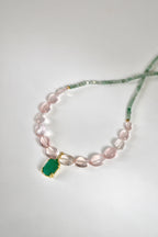 Collier MultiQuartz & Onyx — La sagesse du cœur
