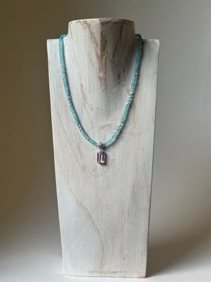 Collier Amétrine & Topaze