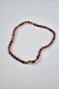 Collier Quartz fraise & Zirconium — La joie à l’état pur