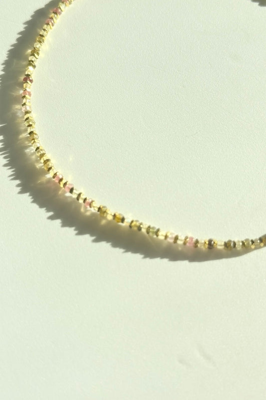 Collier Opale & Tourmaline