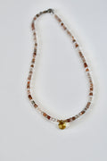 Collier Citrine & Quartz Fraise — L’éclat du bonheur