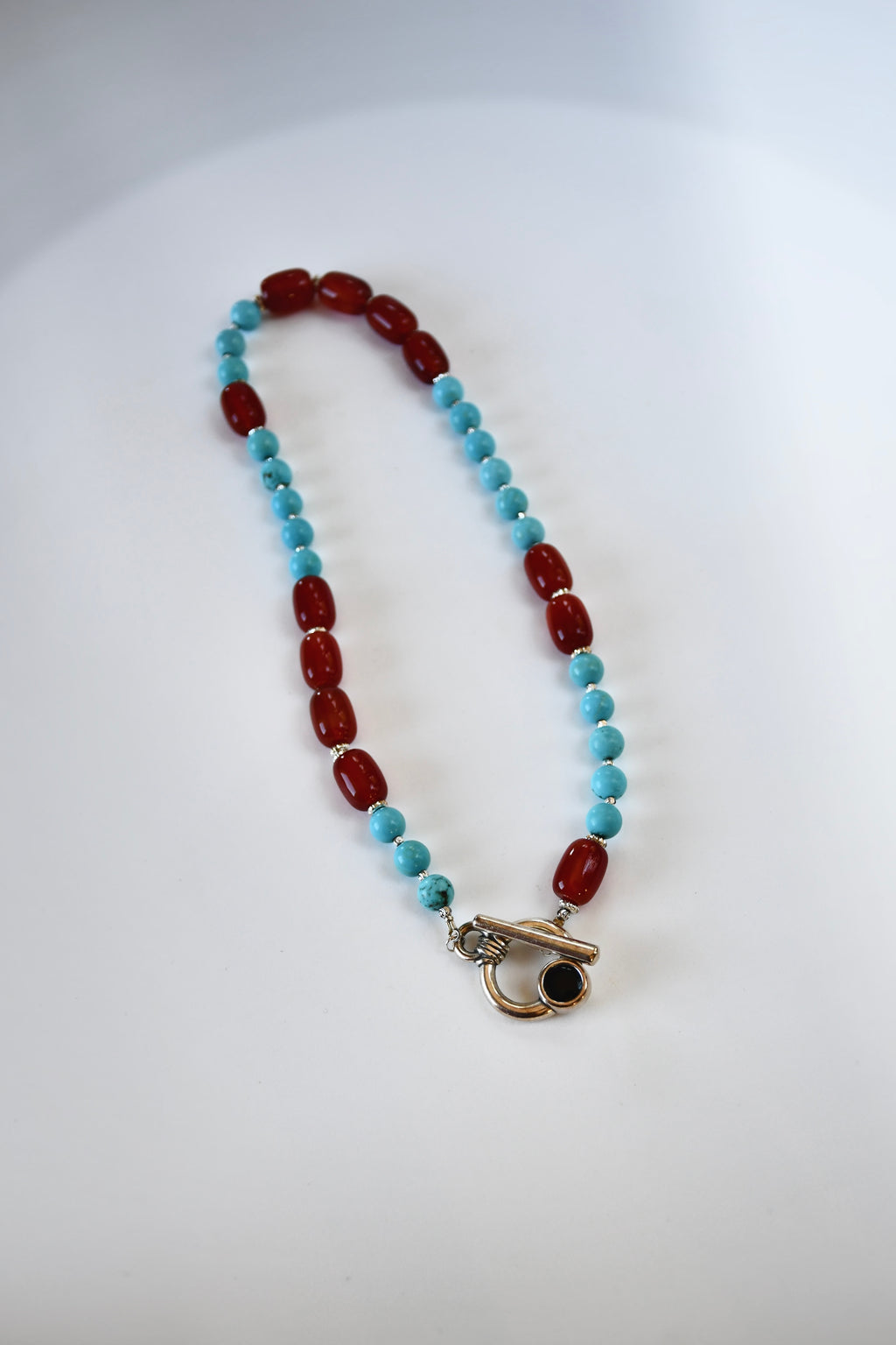 Collier Turquoise & Cornaline