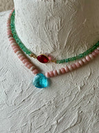 Collana Opale rosa — Dolcezza del cuore e guarigione emotiva