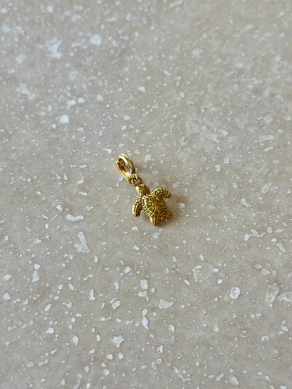 Pendentifs dorés coquillage, tortue, corail, ovale