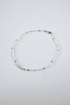 Colliers fins de pierres naturelles, Turquoise, Obsidienne, Aigue-Marine, Howlite, Goldstone