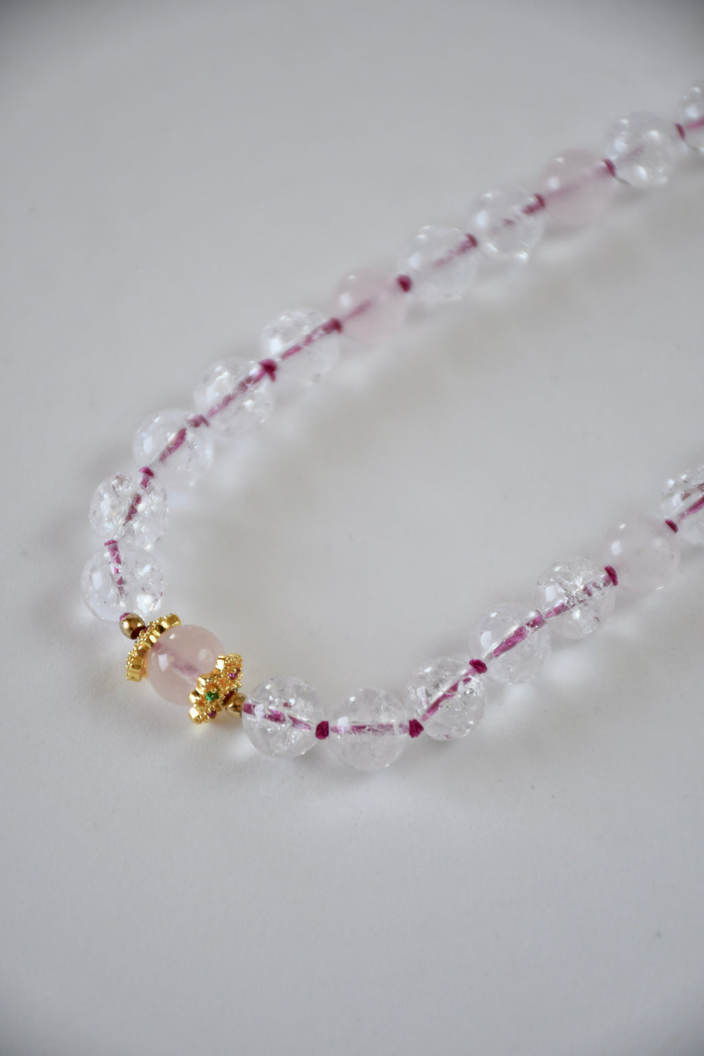Colliers Quartz Craquelé — Lumière, Transformation & Clarté