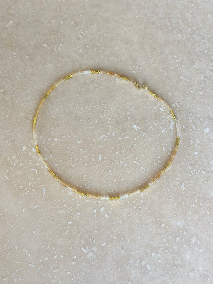 Collier Citrine — Éclat solaire