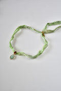 Collier Amazonite sur ruban de soie — L’esprit clarifié