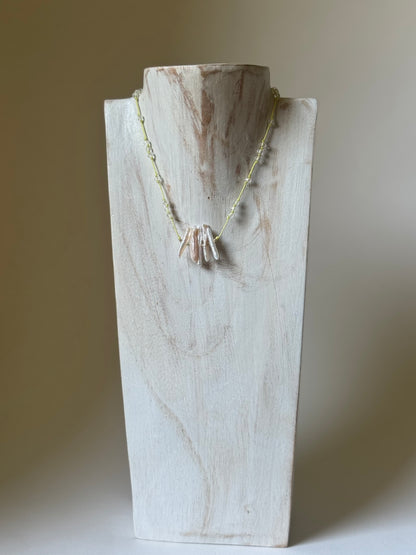 Ensemble Collier+Bracelet Perles d’eau douce