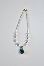 Collier Améthyste, Fluorite & Apatite