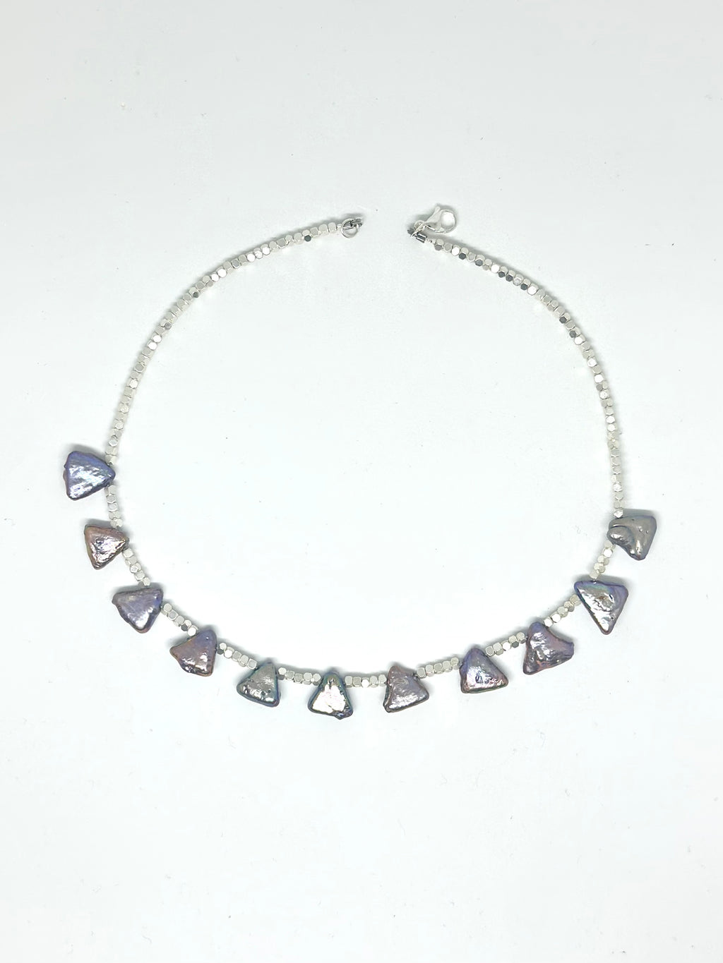 #65 Collier perles de culture noires