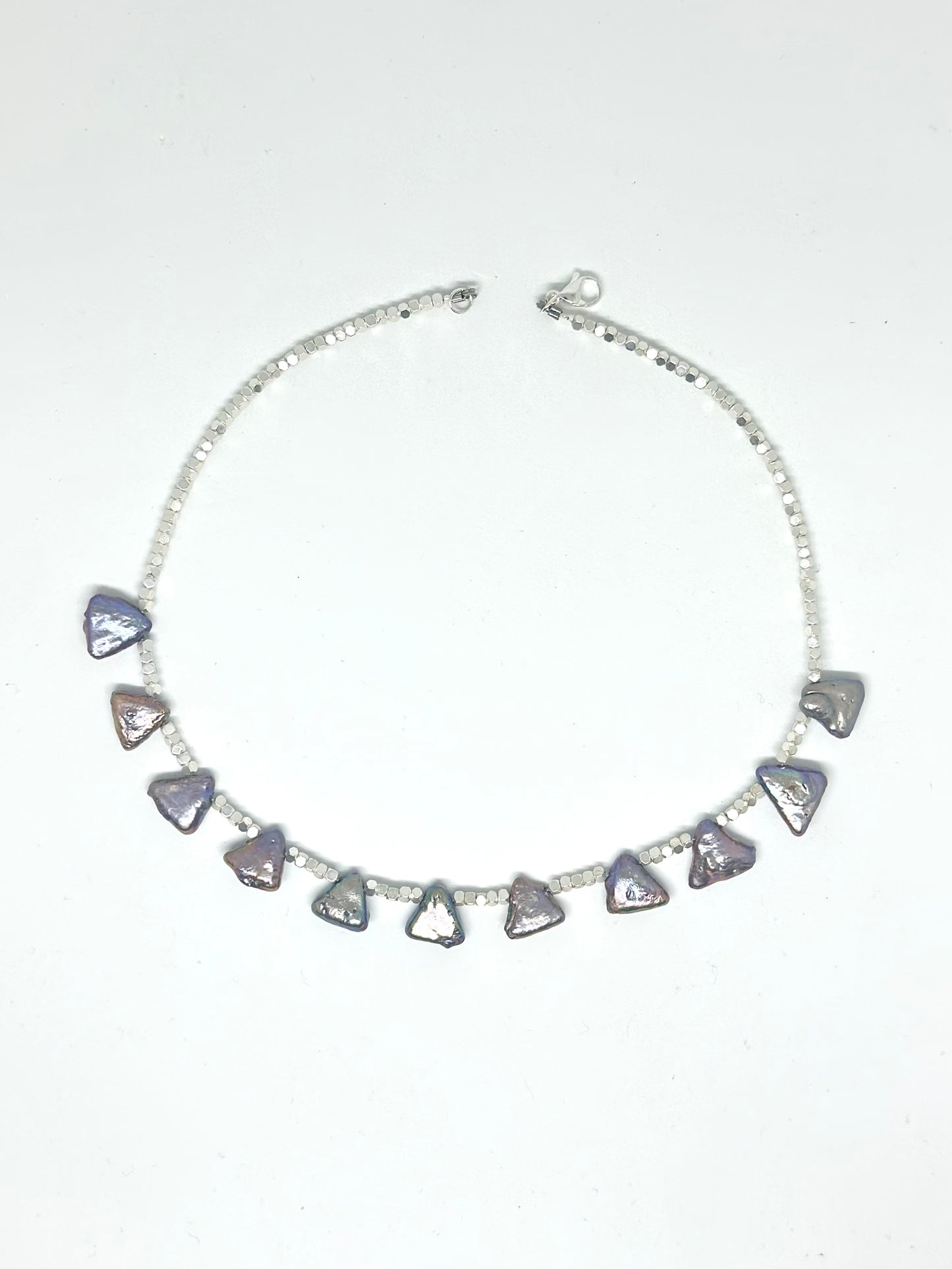 Collier perles de culture noires