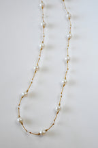 Collier “Cycle de lumière”, 21 perles d’eau douce