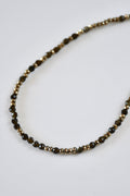 Colliers fins de pierres naturelles, Turquoise, Obsidienne, Aigue-Marine, Howlite, Goldstone
